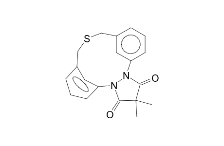 N,N'-Dimethylmalonyl-2-thia-10,11-diaza[3,2]metacyclophane