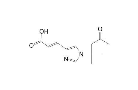 (E)-3-[1-(1,1-dimethyl-3-oxo-butyl)imidazol-4-yl]prop-2-enoic acid