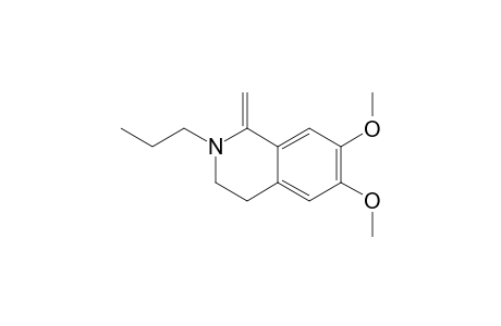 6,7-DIMETHOXY-1-METHYLIDENE-2-PROPYL-1,2,3,4-TETRAHYDRO-ISOQUINOLINE