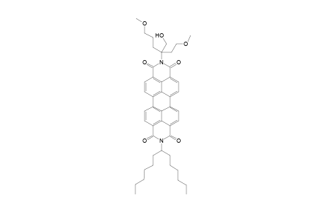 2-(1"'-Hexylheptyl)-9-[4'-methoxy-2'-(hydroxymethyl)-2'-(2"-methoxyethyl)butyl]-anthra[2,1,9-def : 6,5,10-d'e'f']disiquinoline-1,3,8,10-tetraone