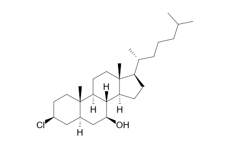 3-.beta.-Chloro-5-.alpha.-cholestan-7-.beta..-ol