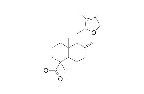 12,15-EPOXY-5-ALPHA-H,9-BETA-H-LABDA-8-(17),13-DIEN-19-OIC_ACID