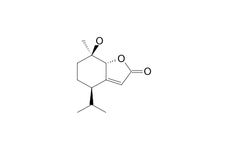 5,6,7,7A-TETRAHYDRO-7C-HYDROXY-4C-ISOPROPYL-7T-METHYL-(7A-HR)-BENZOFURAN-2(4H)-ON