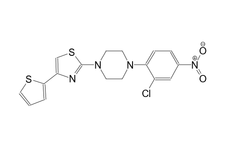 2-[4-(2-chloranyl-4-nitro-phenyl)piperazin-1-yl]-4-thiophen-2-yl-1,3-thiazole