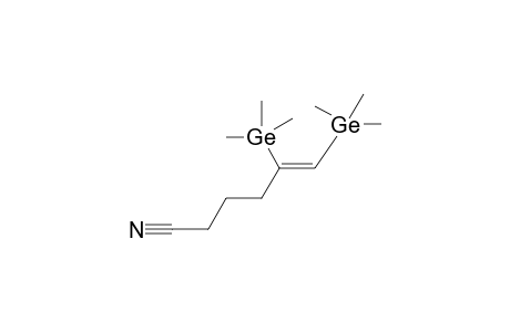 (Z)-5,6-bis(Trimethylgermyl)hex-5-enenitrile