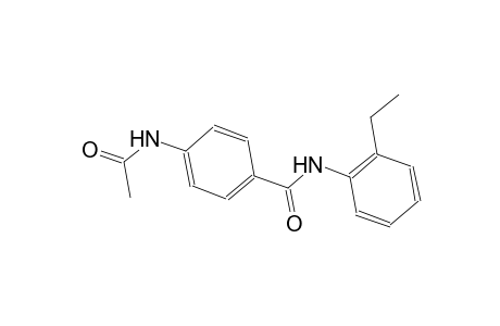 4-(acetylamino)-N-(2-ethylphenyl)benzamide