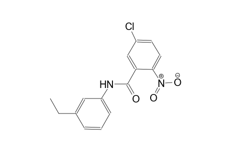 5-chloro-N-(3-ethylphenyl)-2-nitrobenzamide