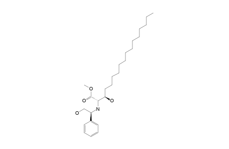 METHYL-(2R,3S,1'R)-(2N-2'-HYDROXY-1'-PHENYLETHYLAMINO)-3-HYDROXYHEPTADECANOATE