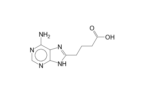 4-(6-Amino-1H-purin-8-yl)butanoic acid