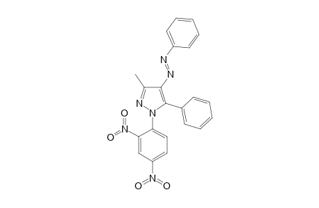 1-(2,4-DINITROPHENYL)-3-METHYL-5-PHENYL-4-(PHENYLAZO)PYRAZOLE