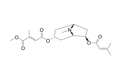 (-)-6-BETA-SENECIOYLOXYTROPAN-3-ALPHA-METHYLMESACONATE