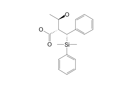 (1'S,2S,3R)-2-(1'-DIMETHYLPHENYLSILYLBENZYL)-3-HYDROXY-BUTANOIC-ACID