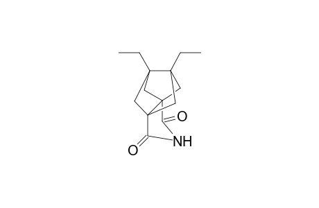 7,8-Diethyl-3-azatetracyclo[5.2.1.1(5,8).0(1,5)]undeca-2,4-dione