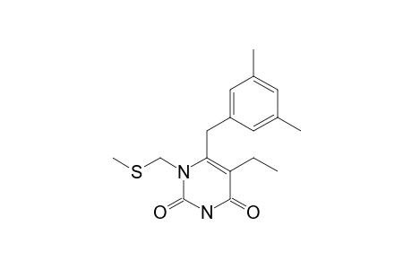 6-(3,5-DIMETHYLPHENYL)-5-ETHYL-1-[(METHYLTHIO)-METHYL]-URACIL