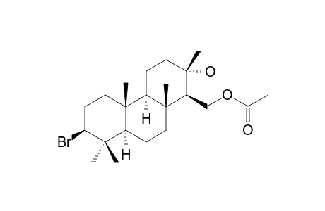 (+/-)-3-BETA-BrOMO-15-ACETOXYSPONGIA-13-ALPHA-OL