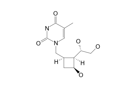 1-[[(1R,2S,3S)-2-[(1S)-1,2-DIHYDROXYETHYL]-3-HYDROXYCYCLOBUTYL]-METHYL]-THYMINE