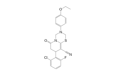 2H,6H-pyrido[2,1-b][1,3,5]thiadiazine-9-carbonitrile, 8-(2-chloro-6-fluorophenyl)-3-(4-ethoxyphenyl)-3,4,7,8-tetrahydro-6-oxo-