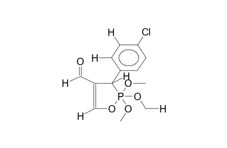 2,2,2-TRIMETHOXY-3-(4-CHLOROPHENYL)-4-FORMYL-1,2-OXAPHOSPHOL-4-ENE