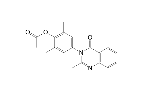 3-(4-HYDROXY-3,5-XYLYL)-2-METHYL-4(3H)-QUINAZOLINONE, ACETATE(ESTER)