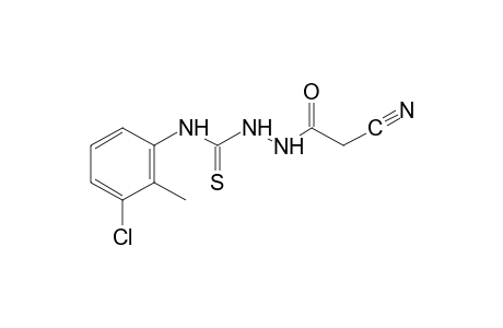 4-(3-chloro-o-tolyl)-1-(cyanoacetyl)-3-thiosemicarbazide