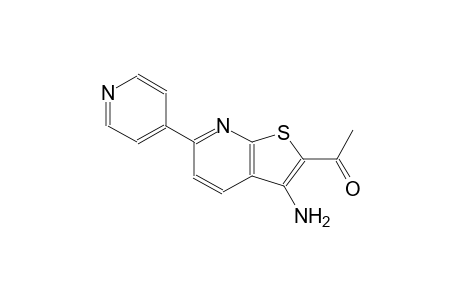 ethanone, 1-[3-amino-6-(4-pyridinyl)thieno[2,3-b]pyridin-2-yl]-