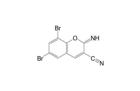 6,8-dibromo-2-imimno-2H-1-benzopyran-3-carbonitrile