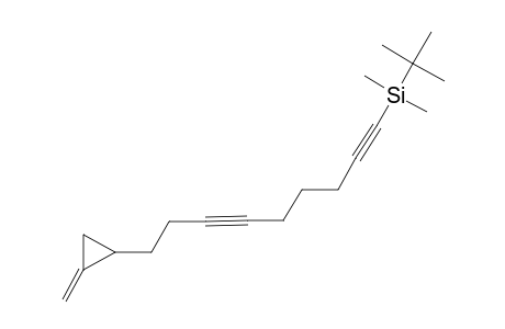 TERT.-BUTYL-(DIMETHYL)-9-(2'-METHYLENECYCLOPROPYL)-NONA-1,6-DIYNYLSILANE