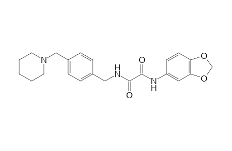 Ethanediamide, N(1)-(1,3-benzodioxol-5-yl)-N(2)-[[4-(1-piperidinylmethyl)phenyl]methyl]-