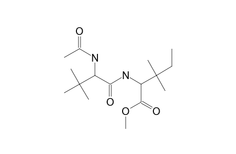 N-ACETYL-TERT.-LEUCYL-3-METHYLISOLEUCINE-METHYLESTER