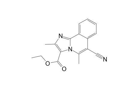 ETHYL-6-CYANO-2,5-DIMETHYLIMIDAZO-[2,1-A]-ISOQUINOLINE-3-CARBOXYLATE