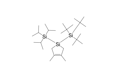 3,4-DIMETHYL-1-TRI-TERT.-BUTYLSILYL-1-TRIISOPROPYLSILYL-1-SILACYCLOPENT-3-ENE