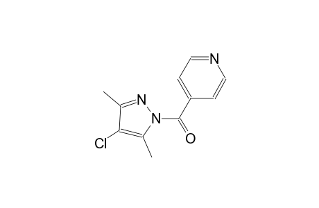 4-[(4-chloro-3,5-dimethyl-1H-pyrazol-1-yl)carbonyl]pyridine