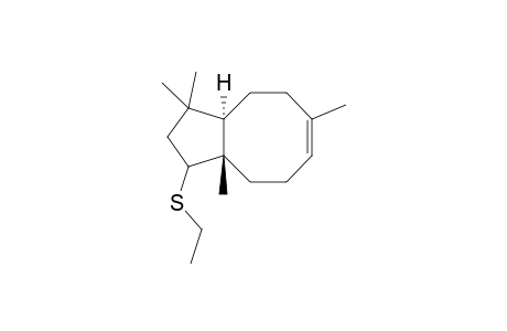 (Z)-11-Ethylsulfanyl-1,5,9,9-tetramethylbicyclo[6.3.0]undec-4-ene