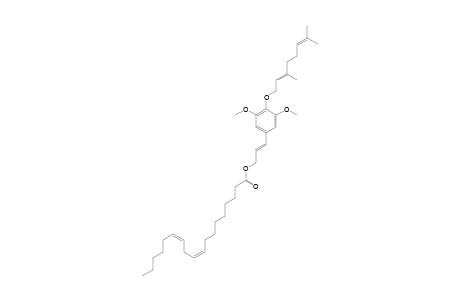 LINOLEIC-ACID-4-O-GERANYL-SINAPYLESTER