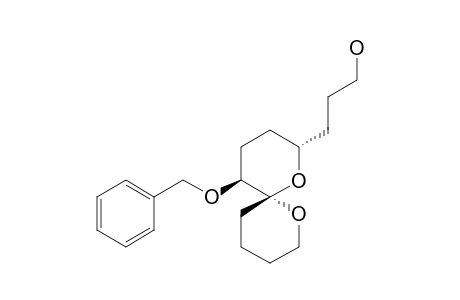 (2S*,5S*,6S*)-2-(3'-HYDROPROPYL)-5-BENZYLOXY-1,7-DIOXASPIRO-[5.5]-UNDECANE