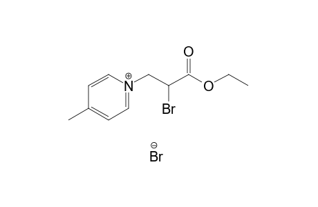 1-(2-Bromo-2-ethoxycarbonyl-ethyl)-4-methyl-pyridinium bromide