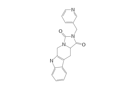 (RS)-(3-PYRIDYLMETHYL)-5,6,11,11A-TETRAHYDRO-1H-IMIDAZO-[1',5':1,6]-PYRIDO-[3,4-B]-INDOLE-1,3(2H)-DIONE