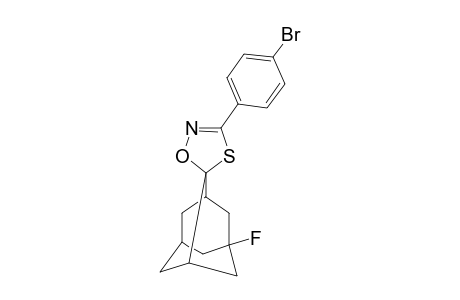 5-FLUORO-3'-(PARA-BROMOPHENYL)-ADAMANTANE-2-SPIRO-5'-(DELTA(2)-1',4',2'-OXATHIAZOLINE)