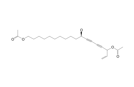 16-ACETOXY-11-HYDROXYOCTADECA-17-ENE-12,14-DIYNYL_ETHANOATE