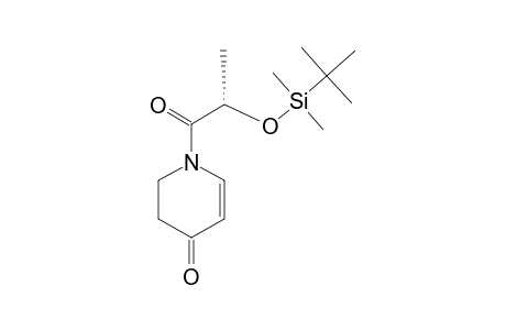 (S)-1-[2-(TERT.-BUTYLDIMETHYLSILYLOXY)-PROPANOYL]-4-PIPERIDEINONE