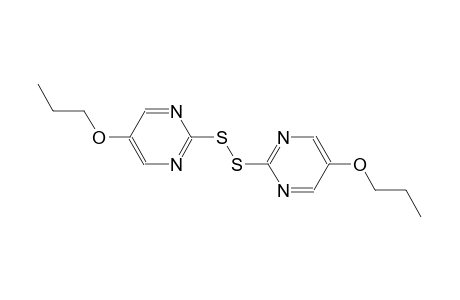 5-propoxy-2-[(5-propoxy-2-pyrimidinyl)disulfanyl]pyrimidine