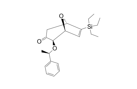 (1R,2R,5S)-2-[(1R)-PHENYLETHOXY]-7-TRIETHYLSILYL-8-OXABICYCLO-[3.2.1]-OCT-6-EN-3-ONE