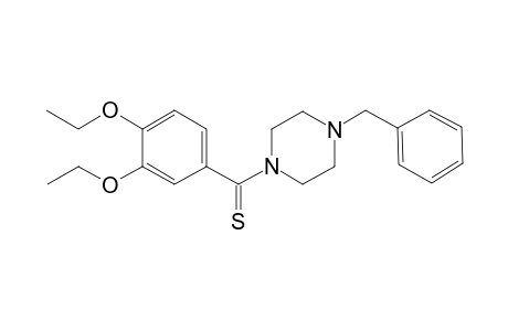 (4-Benzylpiperazin-1-yl)(3,4-diethoxyphenyl)methanethione