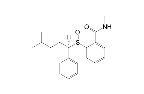 N-Methyl-2-((R)-4-methyl-1-phenyl-pentane-1-sulfinyl)-benzamide