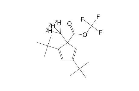 2,4-ditert-butyl-1-(trideuteriomethyl)cyclopenta-2,4-diene-1-carboxylic acid trifluoromethyl ester