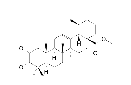 METHYL-2-ALPHA,3-ALPHA-DIHYDROXY-URSA-12,20(30)-DIEN-28-OATE