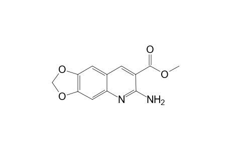 6-Amino-[1,3]dioxolo[4,5-g]quinoline-7-carboxylic acid methyl ester