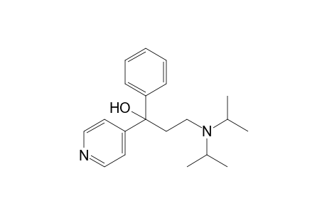 alpha-[2-(DIISOPROPYLAMINO)ETHYL]-alpha-PHENYL-4-PYRIDINEMETHANOL