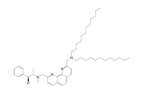 (1S,2S)-N-[[9-[(DIDODECYLAMINO)-METHYL]-1,10-PHENANTHROLIN-2-YL]-METHYL]-EPHEDRIN