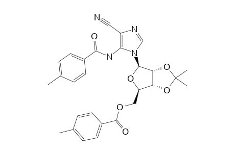 BENZAMIDE,N-[4-CYANO-1-[5-O-(4-METHYLBENZOYL)-2,3-O-(1-METHYLETHYLIDENE)-BETA-D-RIBOFURANOSYL]-1H-IMIDAZOL-5-YL]-4-METHYL-